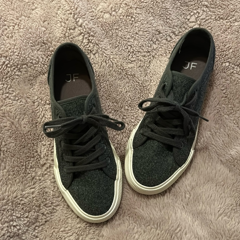 JustFab Platform Gray Sneakers